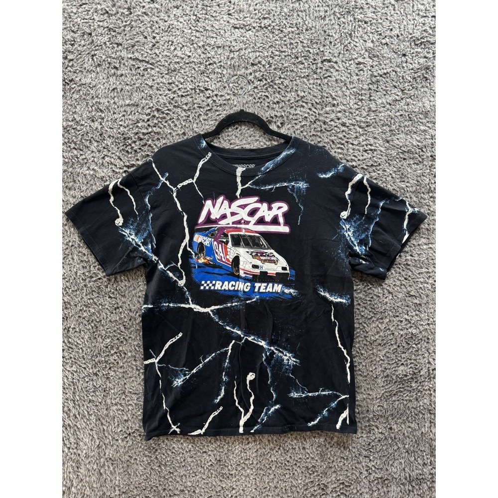NASCAR Racing Team Thunder Lighting Shirt Short Sleeve Men's M/L